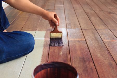 deck staining